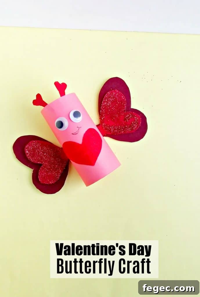Valentine's Day Butterfly Craft