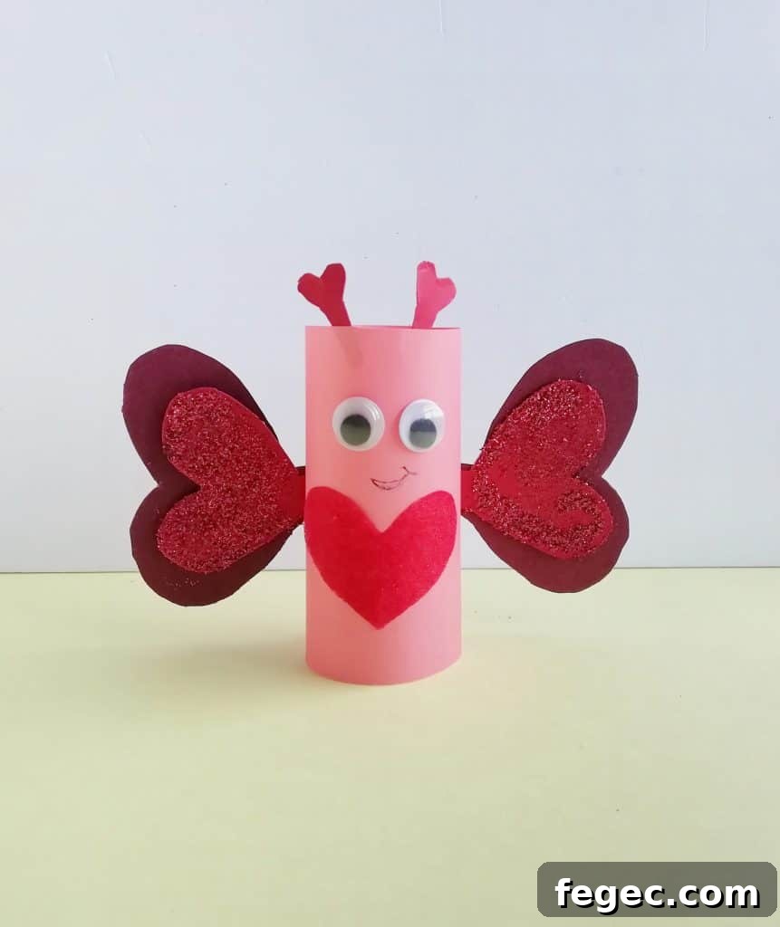 Valentine's Day Butterfly Craft