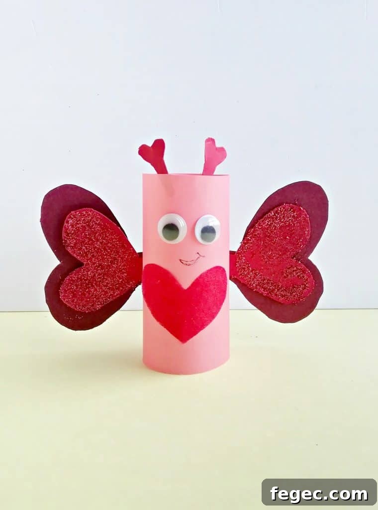 Valentine's Day Butterfly Craft