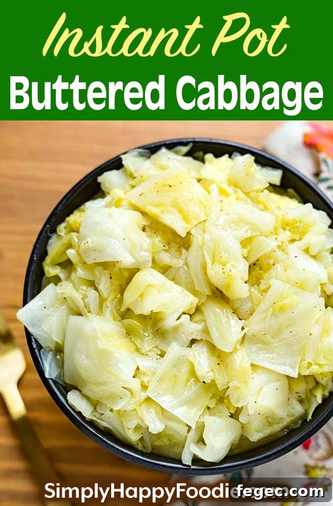 Instant Pot Buttered Cabbage
