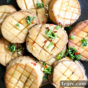 king oyster mushroom vegan scallops on a plate