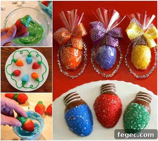 Chocolate covered Strawberry Lights - these look easy enough, right?