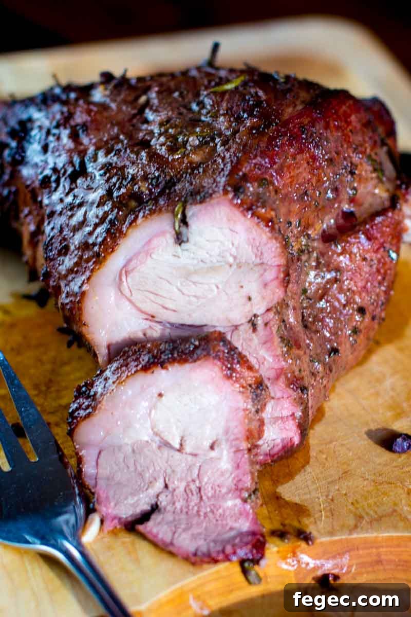 Smoked Leg of Lamb on the Big Green Egg