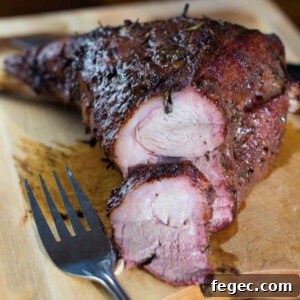 Smoked Leg of Lamb on the Big Green Egg