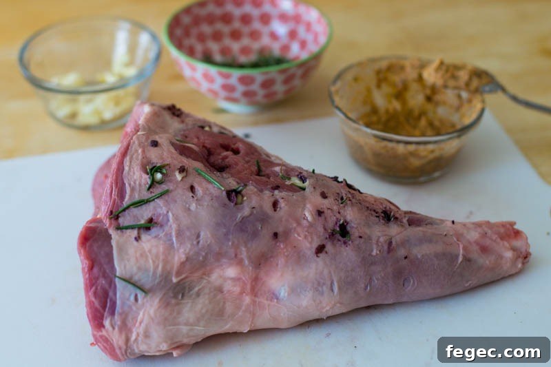 Smoked Leg of Lamb on the Big Green Egg