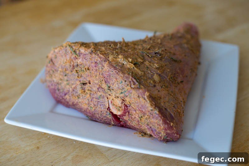 Smoked Leg of Lamb on the Big Green Egg