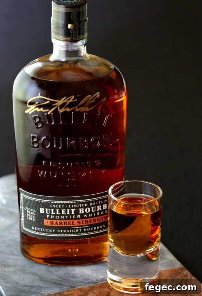 Kentucky Sunset Cocktail with Bulleit Bourbon Barrel Strength