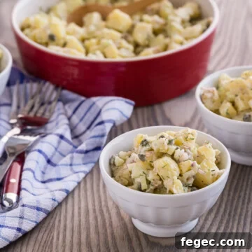 Mediterranean potato salad