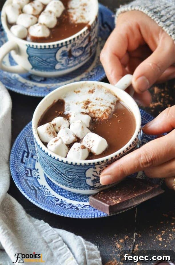 Creamy Instant Pot Hot Chocolate Recipe for Cozy Nights 5 Instant Pot hot chocolate served in cups with marshmallows