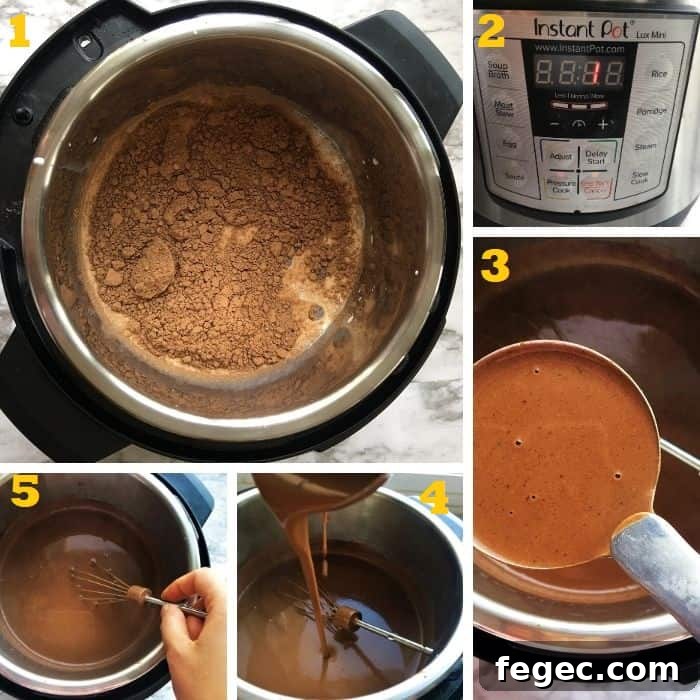 Creamy Instant Pot Hot Chocolate Recipe for Cozy Nights 6 how to make best hot chocolate in Instant Pot step by step