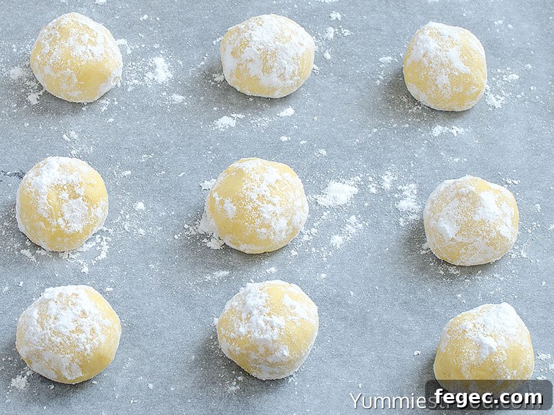 Preparing Sugar Cookies - Step 1