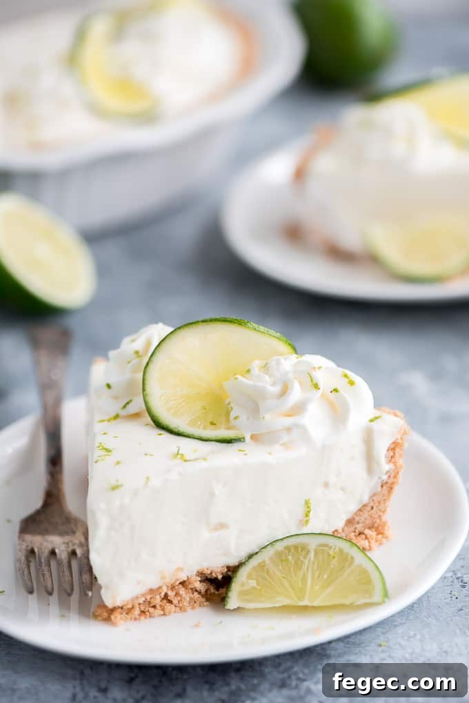 No Bake Key Lime Pie