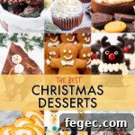 30 Irresistible Christmas Dessert Recipes for the Holidays 8 A collage of images of christmas desserts