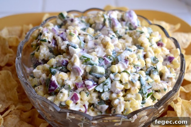 Mexican Corn Salad on a houseboat