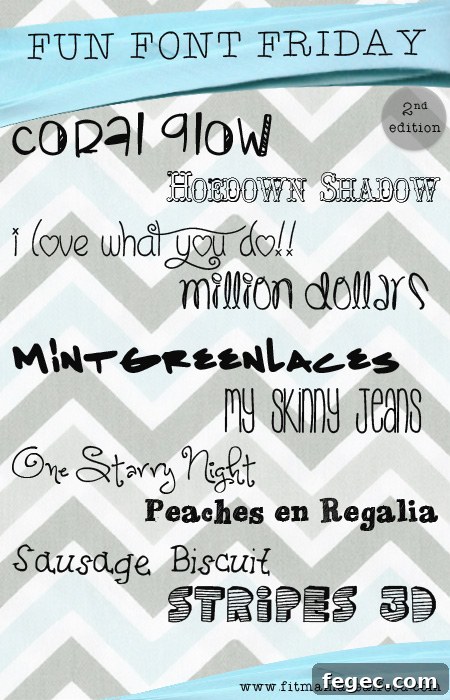fun font collection