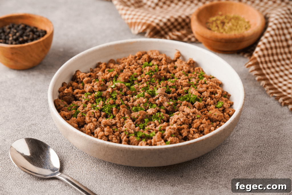 air fryer ground beef