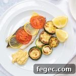 Sea bass on a plate with tarator sauce