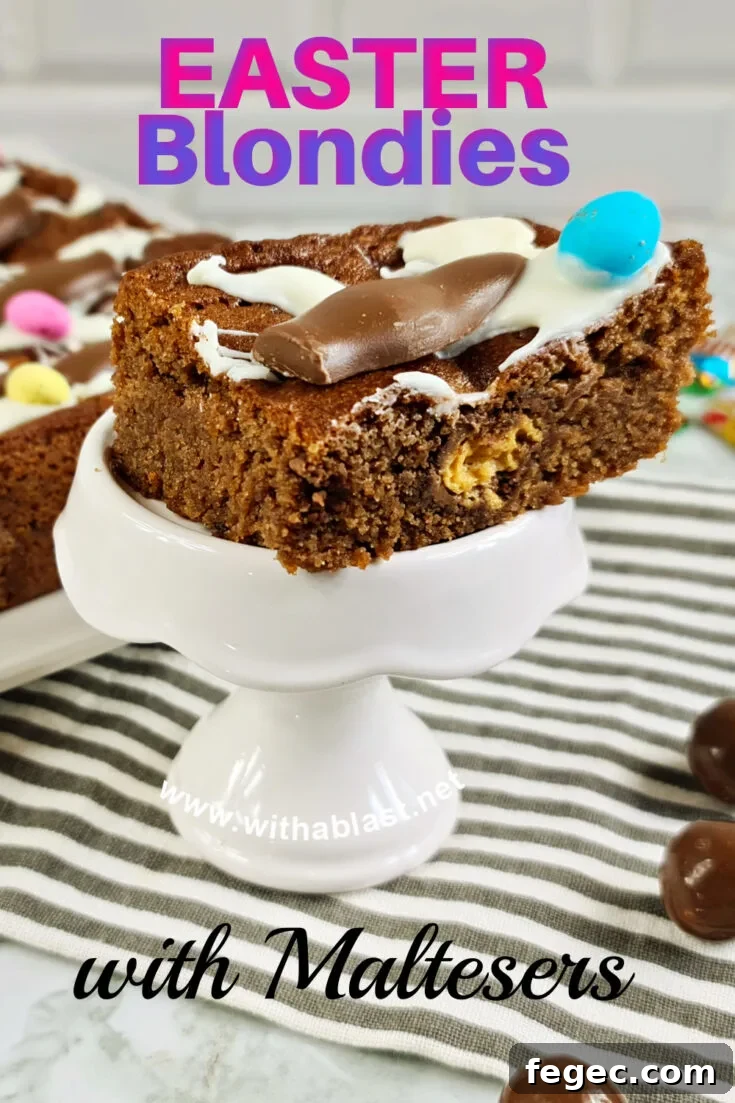 Easter Blondies Easter Blondies