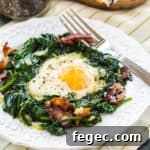 Keto Eggs Florentine