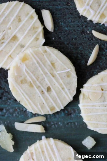 Rum Refrigerator Cookies Delicious Overhead.