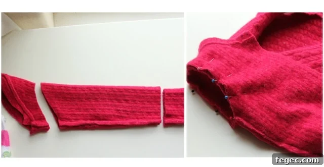 How to Turn a Woman’s Sweater into a Girl’s Cardigan 5 img 195 4