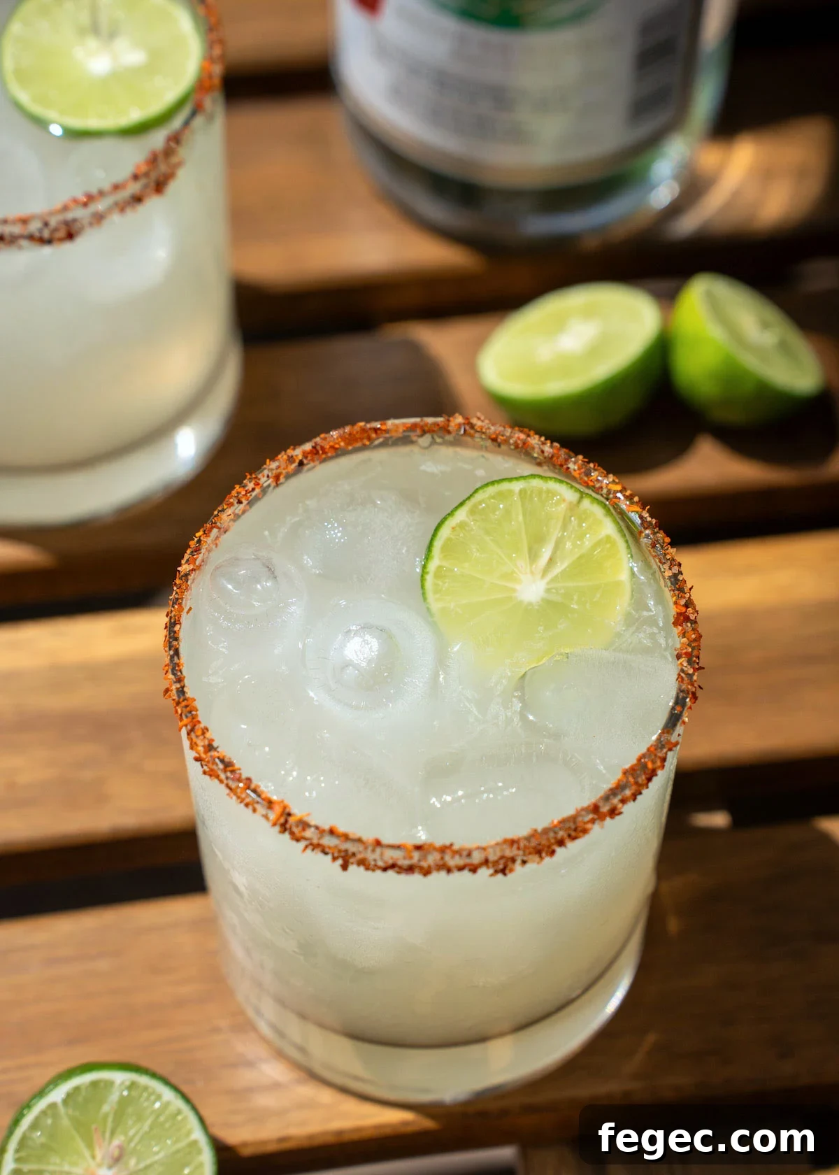 Paloma topped with grapefruit soda