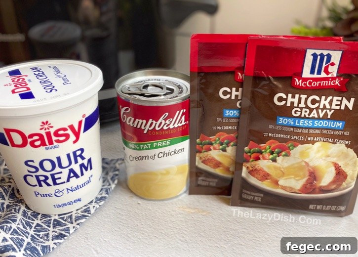 Slow-Cooker Chicken and Gravy Recipe for Tender, Comforting Meals 3 How to make easy creamy crockpot chicken and gravy!