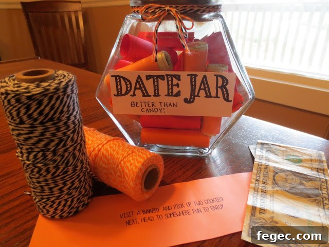 Date Jar | 25+ Sweet Gifts for Him for Valentine's Day