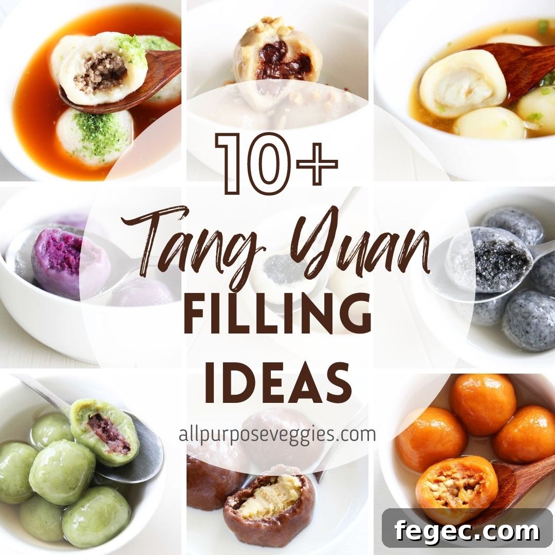 cover page - the ultimate list of tang yuan filling ideas variations