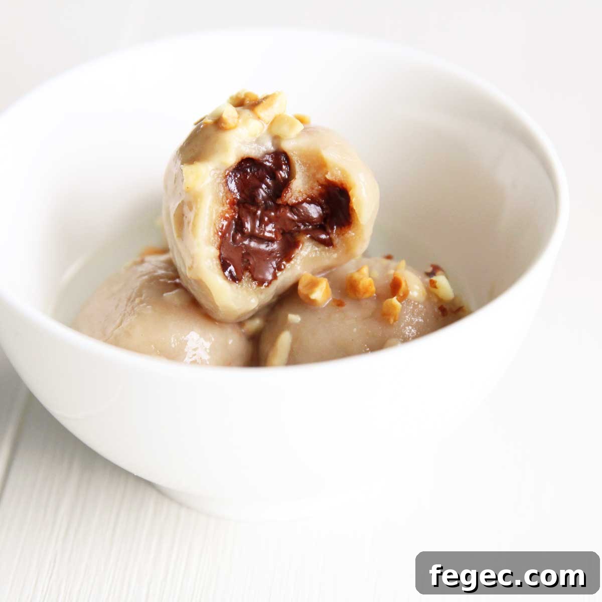 tang yuan fillings idea: chocolate