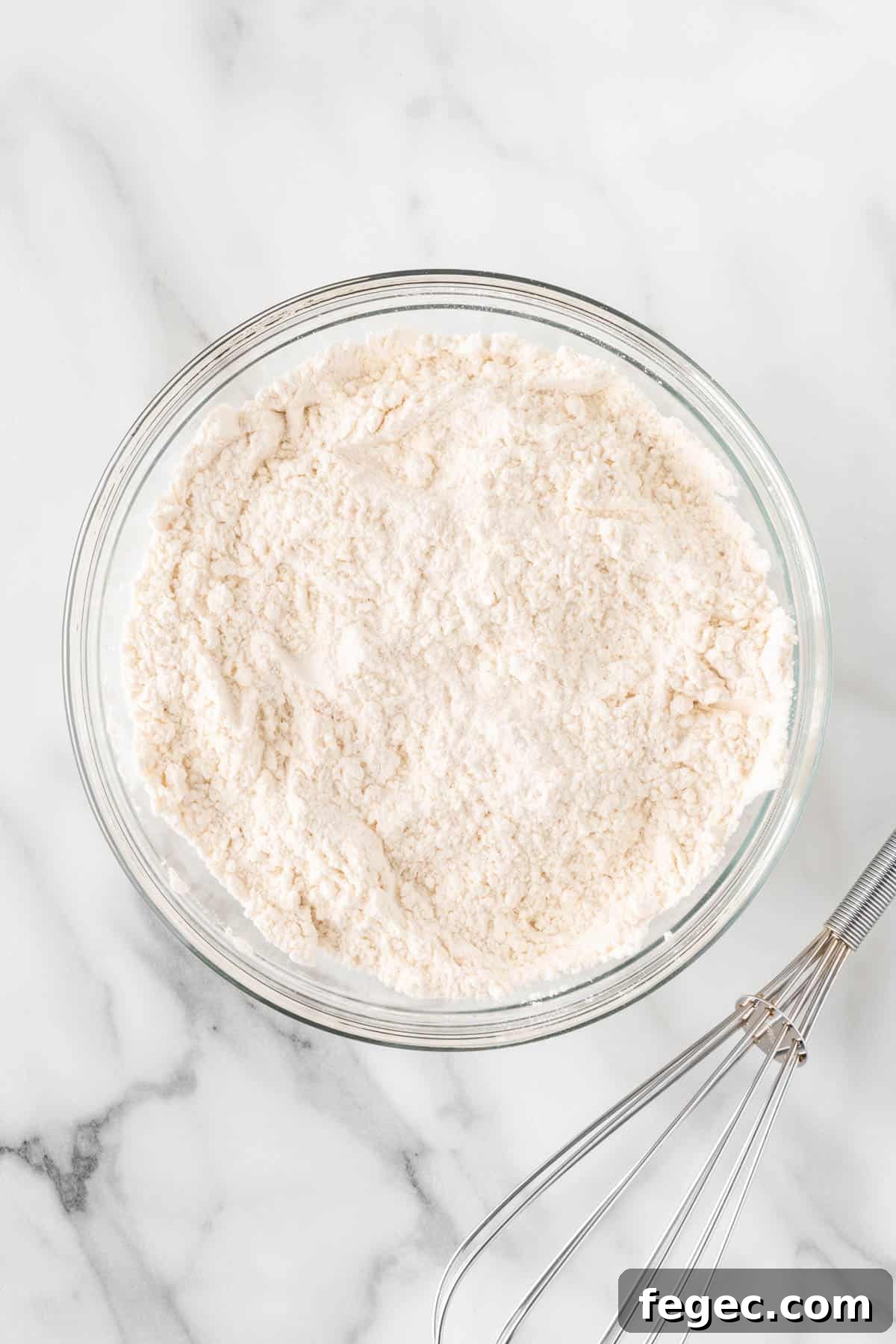 dry ingredients in a bowl