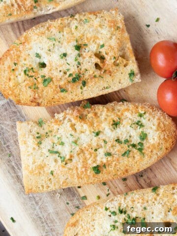 Air fryer garlic bread.