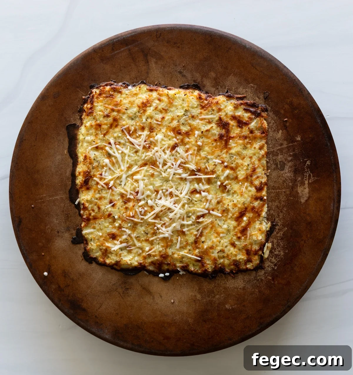 Cheesy Garlic Cauliflower Breadsticks Recipe for Low-Carb Snacking 8 Baked cauliflower breadsticks right out of the oven.