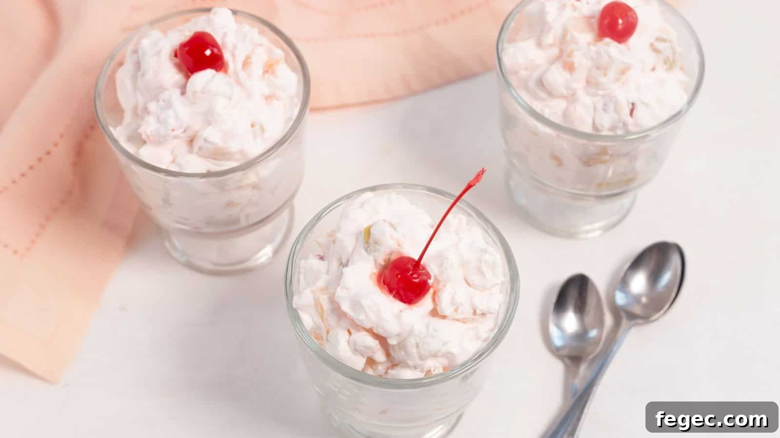 Marshmallow Fruit Salad with Cool Whip.