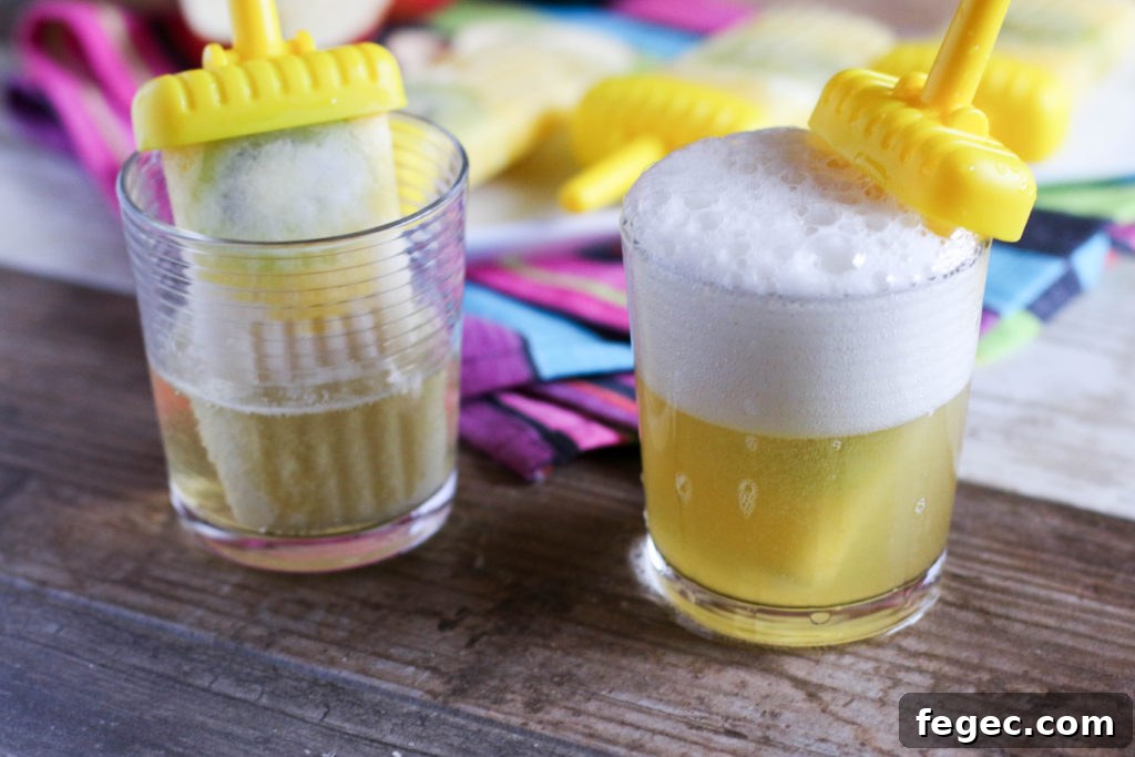 Fruity Popsicle Sparkling Cocktails #BrunchWeek