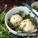 Cheese-Stuffed Dumplings + Pesto and Roasted Asparagus - thewoodenskillet.com