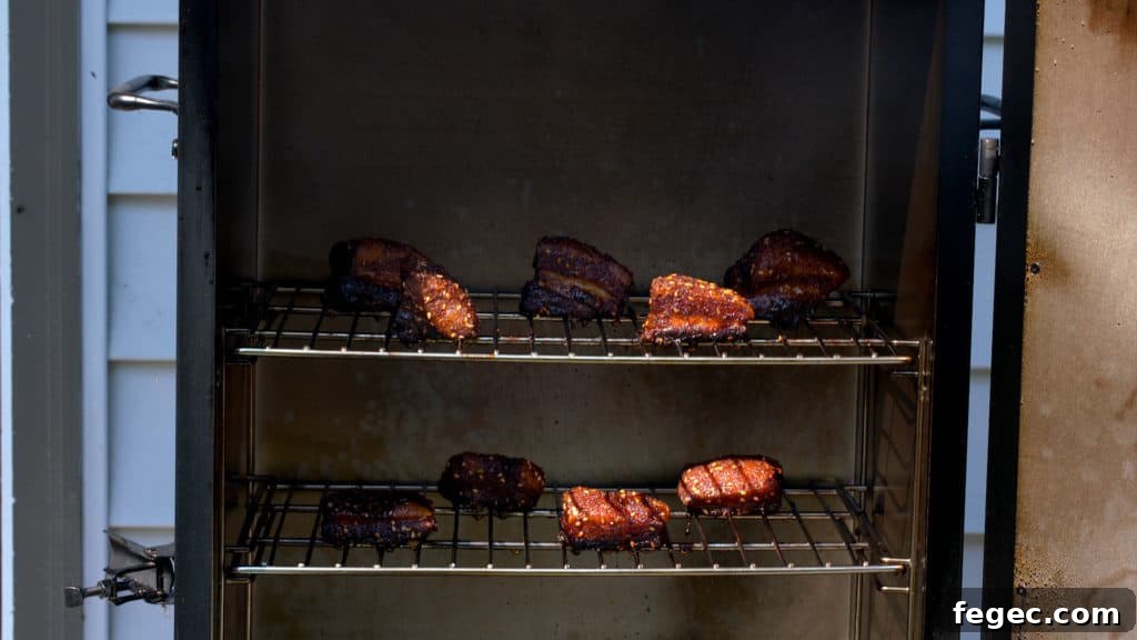Pork belly in foil pan