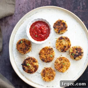 Potato Cauliflower Patties Vegan Recipe. Easy Cauliflower croquettes, pan fried or baked.