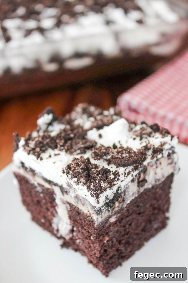 oreo poke cake