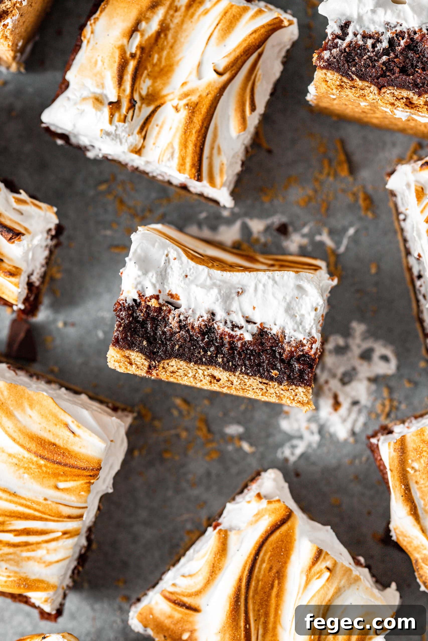 15-Minute Marshmallow Meringue Frosting Recipe 7 S'mores Brownies