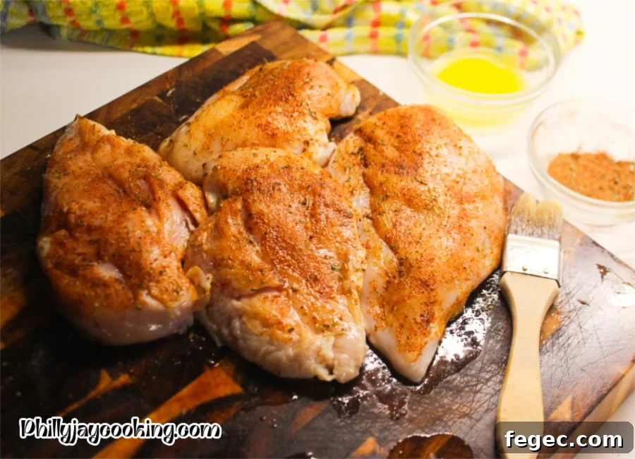 Cheesy Spinach-Stuffed Chicken Breasts: Juicy Oven-Baked Recipe 4 Breasts