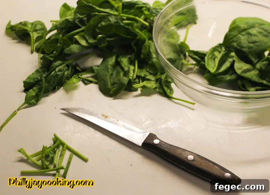 Cheesy Spinach-Stuffed Chicken Breasts: Juicy Oven-Baked Recipe 6 Breasts