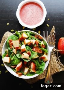 Dairy-Free Cilantro Lime Ranch Dressing Recipe (Vegan) 12 Apple, Bacon & Spinach Salad with Sweet Red Onion Vinaigrette (GF, DF, Egg, Soy, Peanut & Tree Nut Free, Top 8 Free) Recipe by AllergyAwesomeness.com