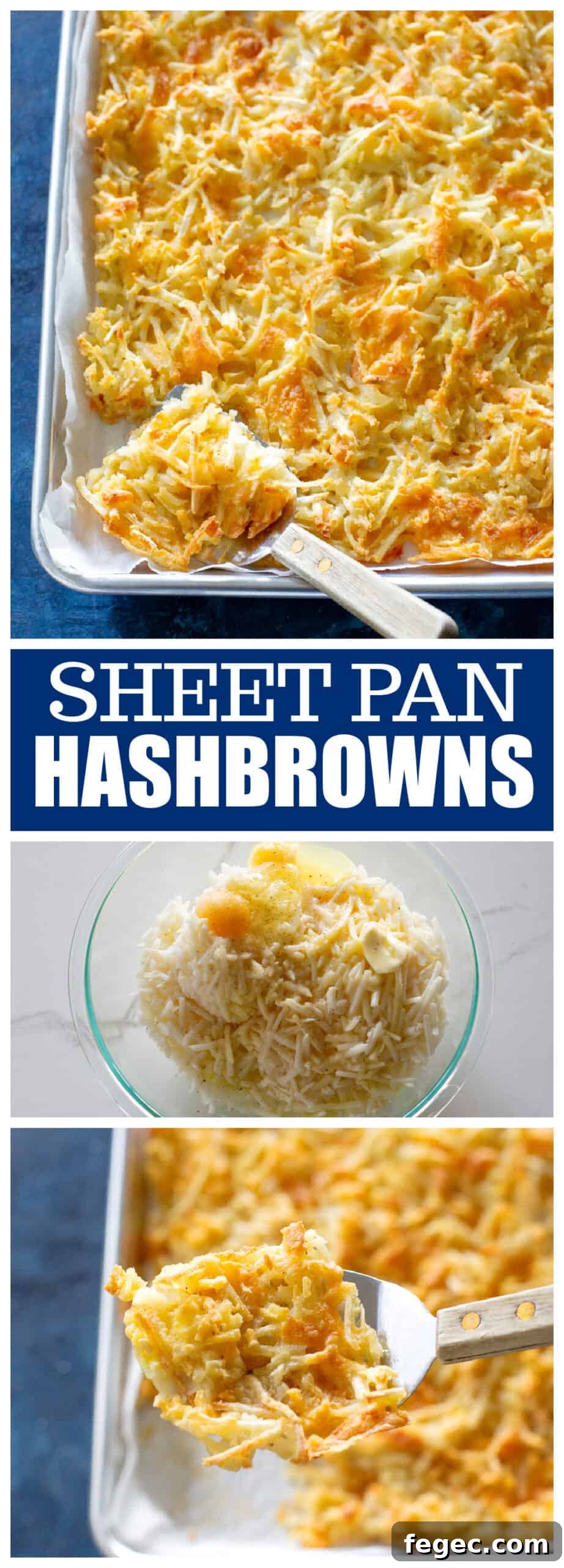 Crispy Oven-Baked Sheet Pan Hash Browns 8 sheet pan hash browns