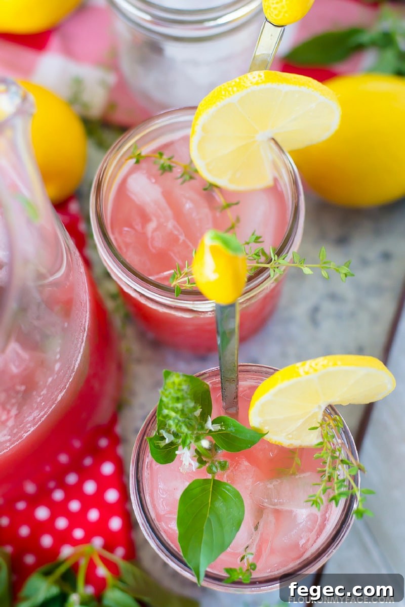 One the best ways to use fresh herbals is to make herbal simple syrup and use it to flavor lemonade and iced tea during the hot summer months.
