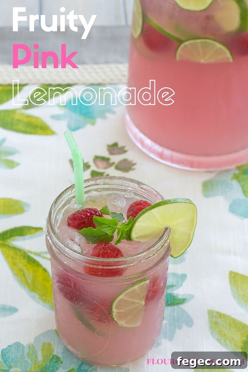 Easy Fruity Pink Lemonade recipe