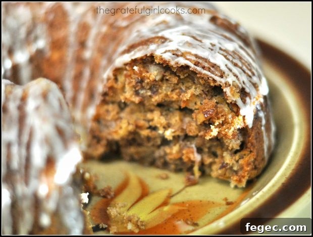 Close up look at the inside of the hummingbird cake.