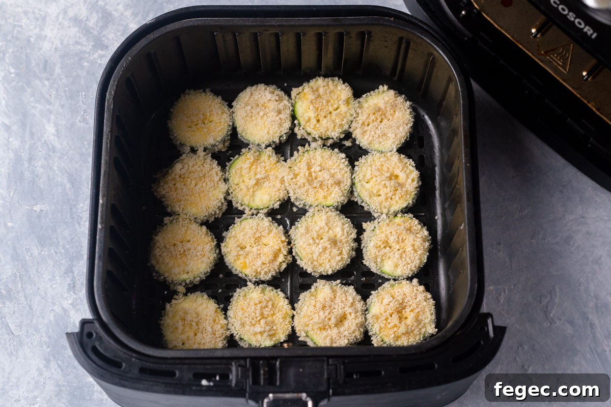 zucchini chips in the air fryer