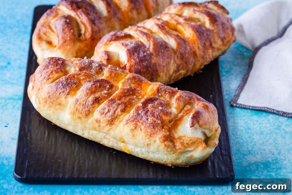 ham and cheese pretzel rolls