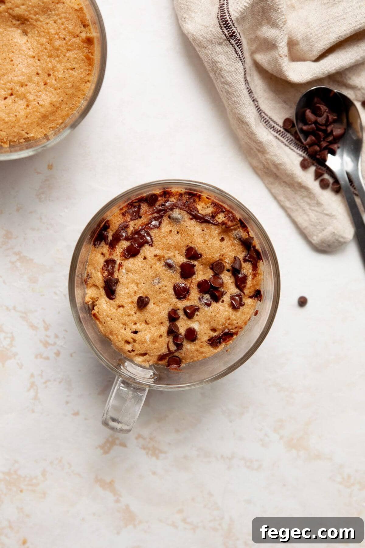 Protein Powder Mug Cake Recipe: Quick High-Protein Dessert in Minutes 8 healthy chocolate chip protein powder mug cake